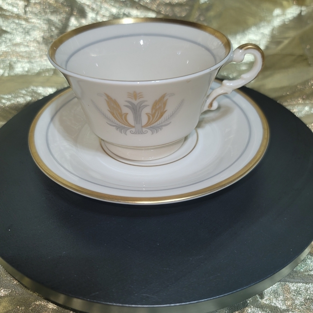 Governor Clinton Siracuse China set of 6 cups and saucers - Picture 2 of 8
